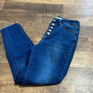 KanCan raw helm button fly high rise size